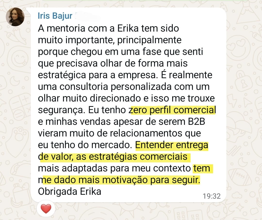Depoimento de Iris, arquiteta, sobre a mentoria estratégica da MAPA